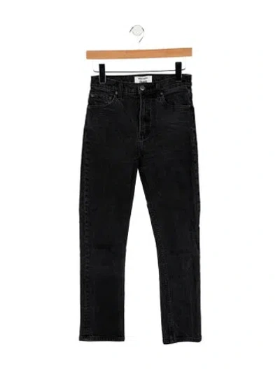 Pre-owned Reformation Straight Leg Pants In Blue