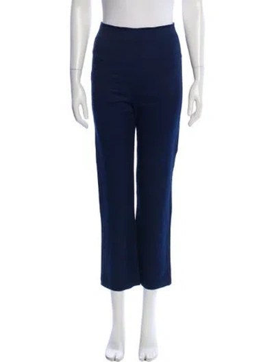 Pre-owned Reformation Straight Leg Pants In Blue