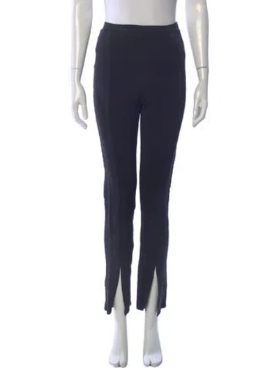 Pre-owned Reformation Straight Leg Pants In Blue