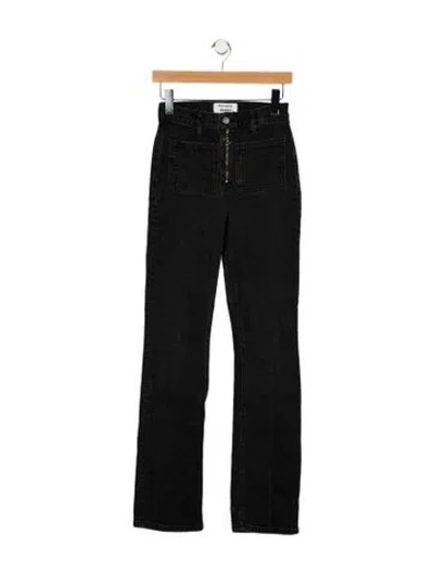 Pre-owned Reformation Straight Leg Pants In Blue