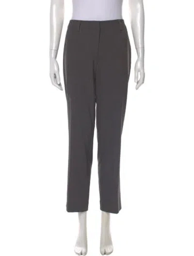 Pre-owned Reformation Straight Leg Pants In Gray