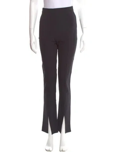 Pre-owned Reformation Straight Leg Pants In Gray