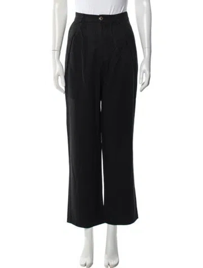 Pre-owned Reformation Straight Leg Pants In Gray