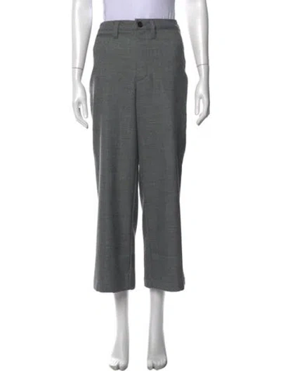 Pre-owned Reformation Straight Leg Pants In Gray