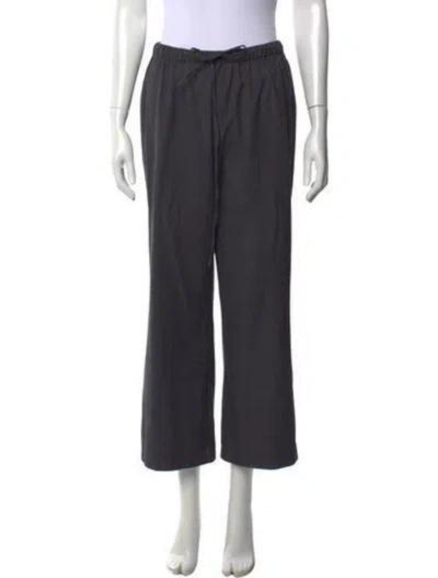 Pre-owned Reformation Straight Leg Pants In Grey