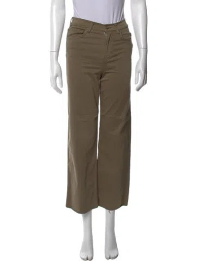 Pre-owned Reformation Straight Leg Pants In Neutral