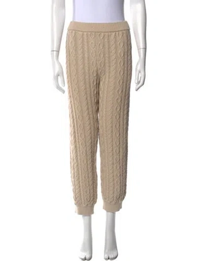 Pre-owned Reformation Straight Leg Pants In Neutral