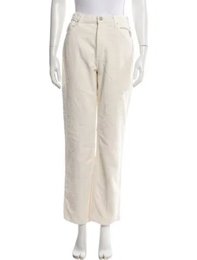 Pre-owned Reformation Straight Leg Pants W/ Tags In White
