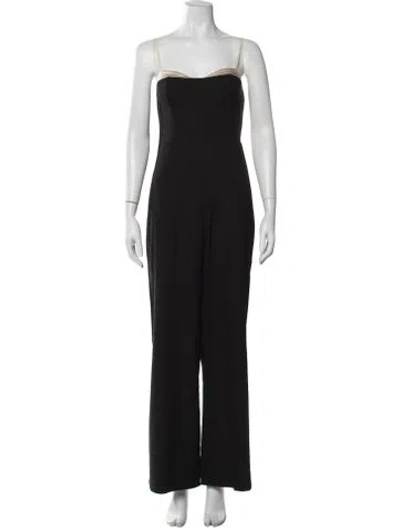 Pre-owned Reformation Strapless Jumpsuit W/ Tags In Black