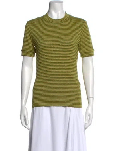 Pre-owned Reformation Striped Crew Neck Sweater In Multi
