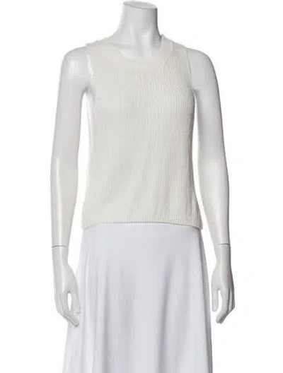 Pre-owned Reformation Striped Jacket In White