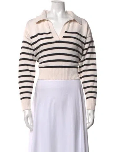 Pre-owned Reformation Striped Sweater In Multicolor