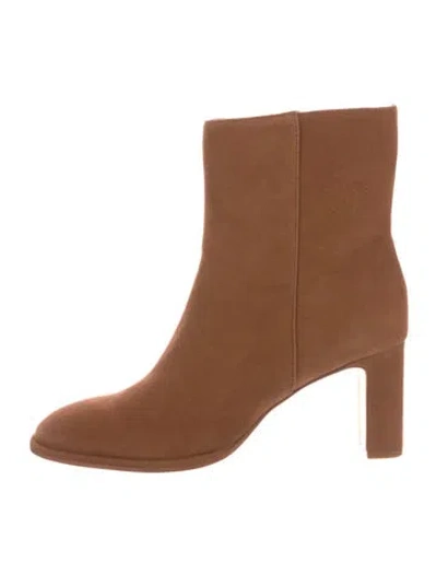 Pre-owned Reformation Suede Boots In Brown