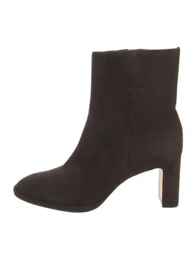 Pre-owned Reformation Suede Boots In Brown