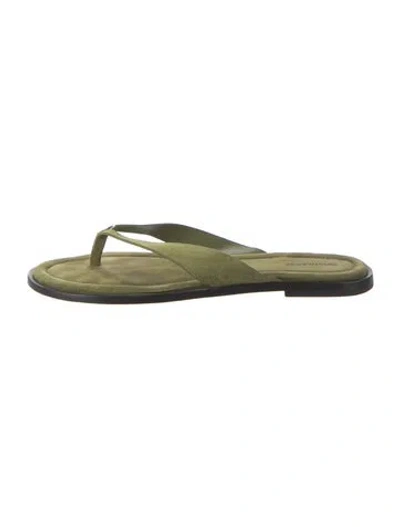 Pre-owned Reformation Suede In Green