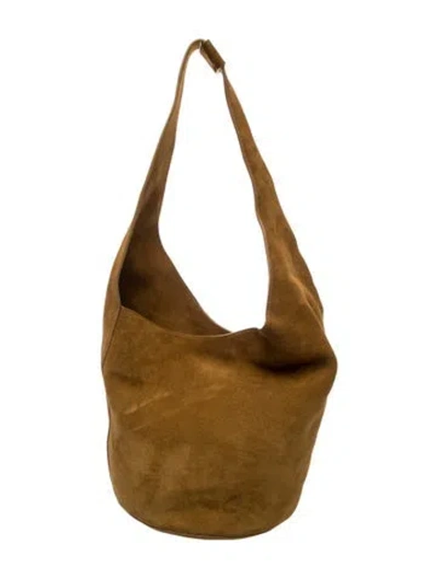 Pre-owned Reformation Suede Shoulder Bag In Brown