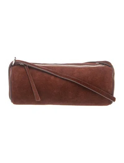 Pre-owned Reformation Suede Shoulder Bag In Brown