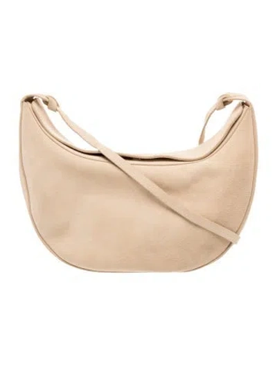Pre-owned Reformation Suede Shoulder Bag In Neutral