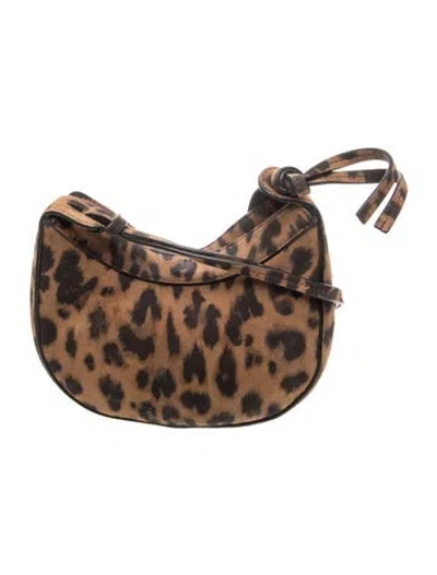 Pre-owned Reformation Suede Top Handle Bag W/ Tags In Brown