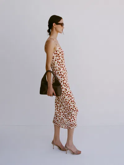 Reformation Suki Dress Ivory 12 In Multi