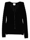 Reformation Sutton Cardigan In Black