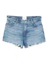 Reformation Sutton Denim Shorts In Blue