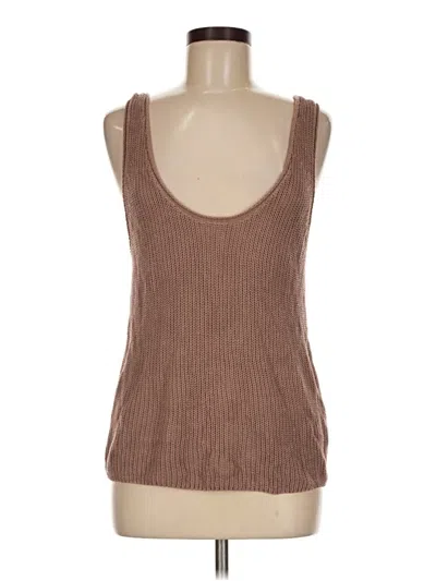 Pre-owned Reformation Sweater Vest In Brown
