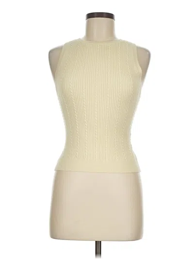 Pre-owned Reformation Sweater Vest In Ivory