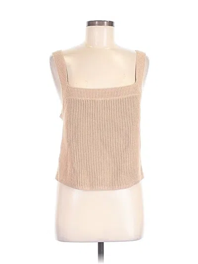 Pre-owned Reformation Sweater Vest In Tan