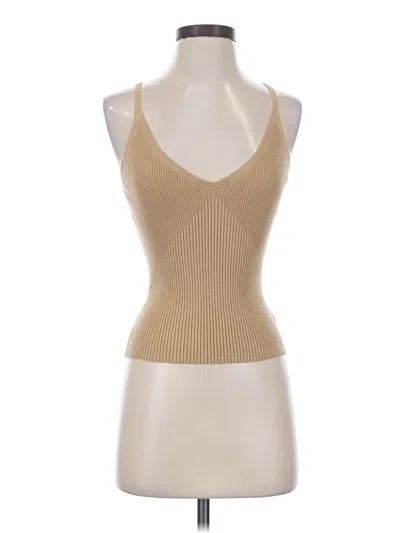 Pre-owned Reformation Sweater Vest In Tan