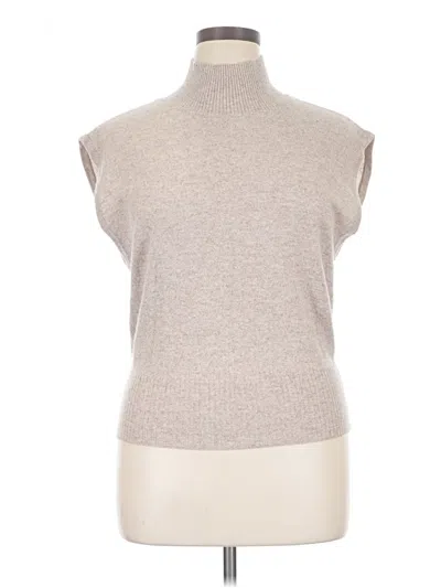 Pre-owned Reformation Sweater Vest In Tan