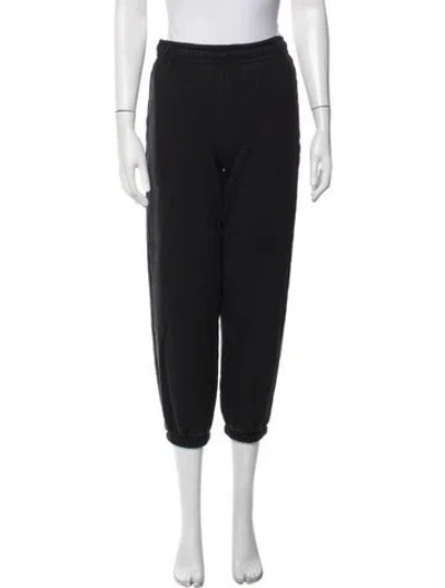 Pre-owned Reformation Sweatpants In Black