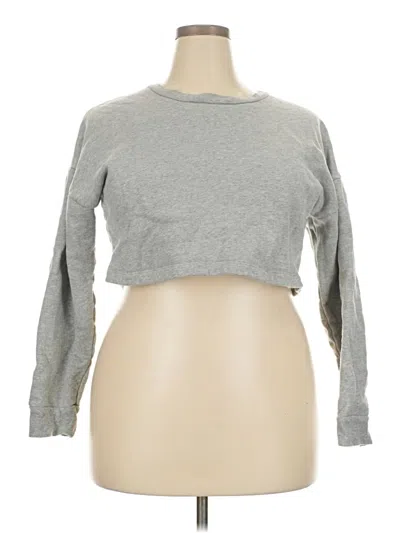 Pre-owned Reformation Sweatshirt In Gray