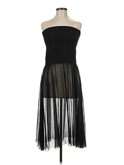 Pre-owned Reformation Swimsuit Cover Up In Black
