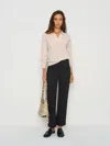 Reformation Sydney Knit Pant In Black