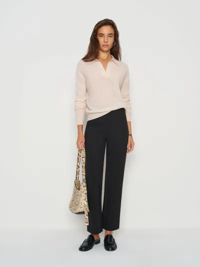 Reformation Sydney Knit Pant In Black