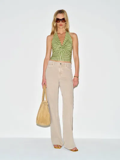 Reformation Sydney Knit Top Green Xs