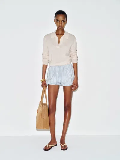 Reformation Sylvie Short Blue Lace Xl