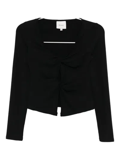 Reformation T-silas Top In Black