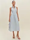 Reformation Tace Linen Midi Shirt Dress