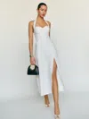 Reformation Tala Linen Dress In White