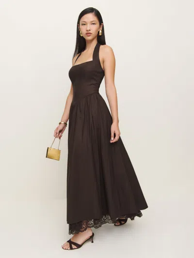 Reformation Talvi Dress In Mole
