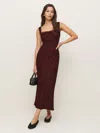 Reformation Tancy Midi Dress In French Kiss