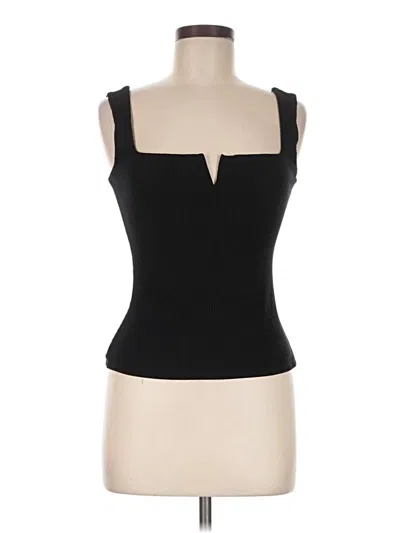 Pre-owned Reformation Tank Top Black Strapless Neckline Tops