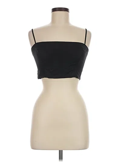 Pre-owned Reformation Tank Top Black Strapless Neckline Tops