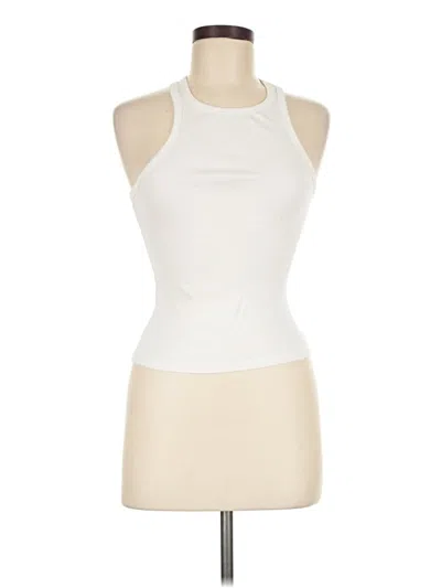 Pre-owned Reformation Tank Top Ivory Halter Neckline Tops