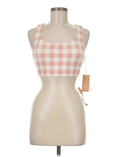 Pre-owned Reformation Tank Top Pink Halter Neckline Tops