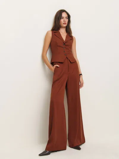 Reformation Taryn Two Piece In Fig Jam