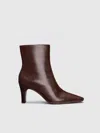 Reformation Tatyana Ankle Boot In Brown