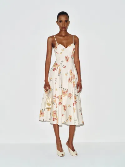 Reformation Tayah Dress Ivory 8 In White